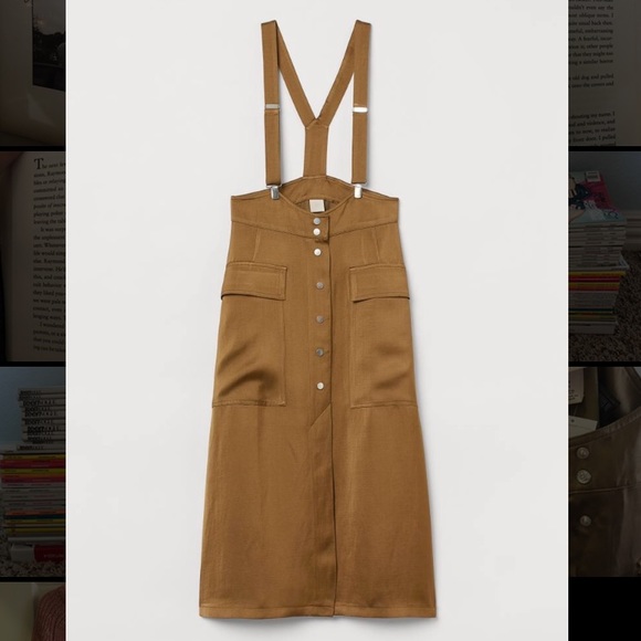 Calf-length Suspender Skirt - Picture 2 of 4